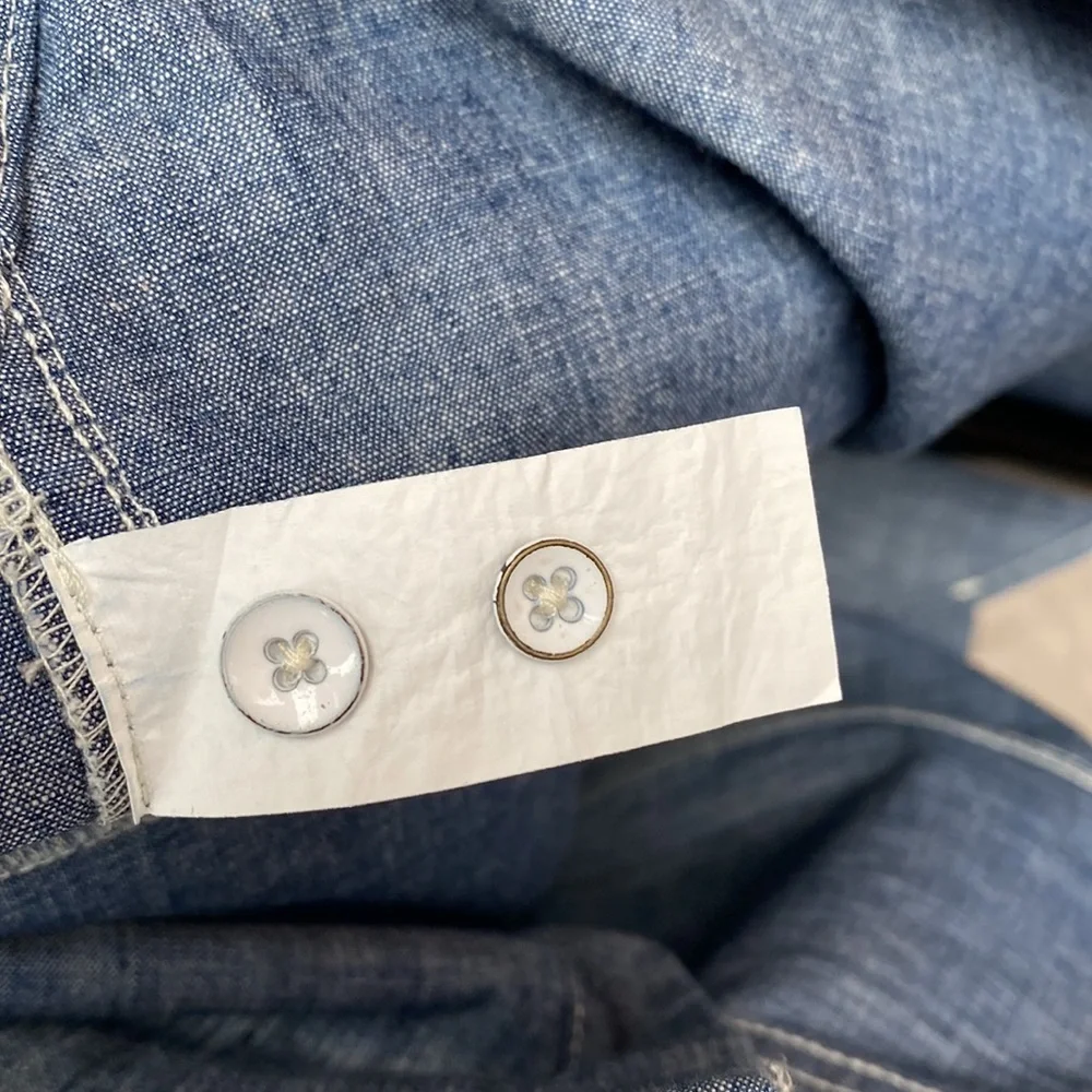 Duluth Trading Co Chambray Dress - Picture 9 of 10